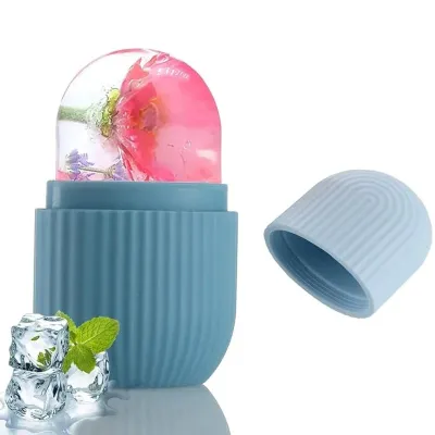 Multicolor Silicon Ice Face Roller
